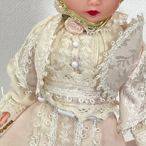 Madame Alexander restrung 10" Portrettes Out for a Stroll doll with stand - Picture 3 of 7